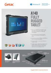 RTC-A140G2 Tablette Durcie pour Industries
