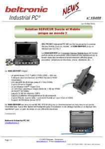X500-Server - Beltronic Mai 2013