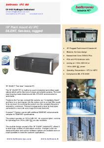 IPC-RACK Units rackables durcies